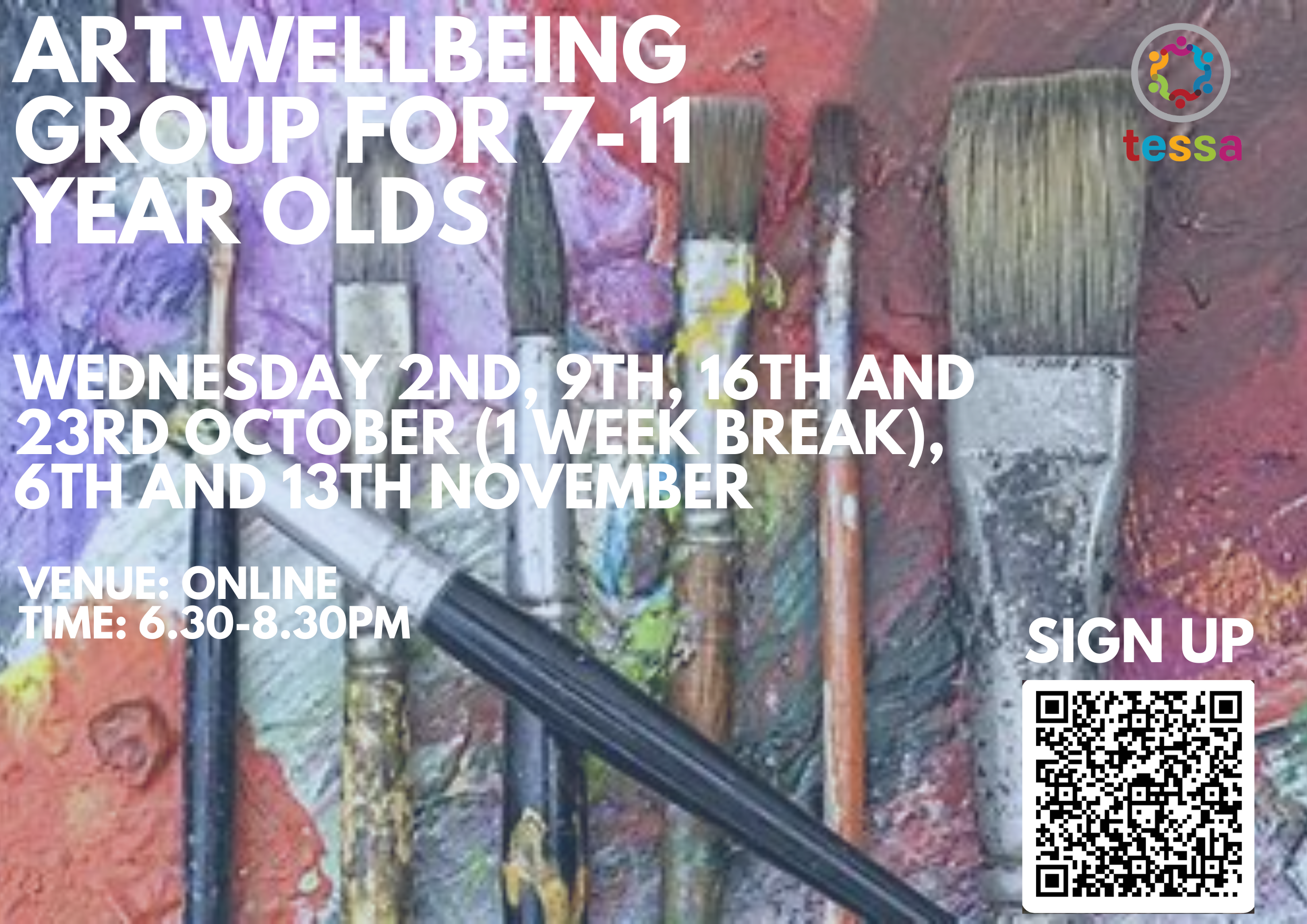 Art Wellbeing Course for 7-11 year olds